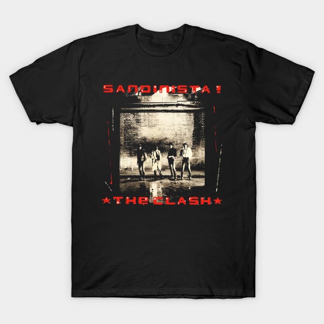 Vintage The Clash T-Shirt by Luke Jay Art
